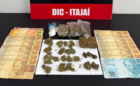 Prisão por tráfico de drogas em Itajaí