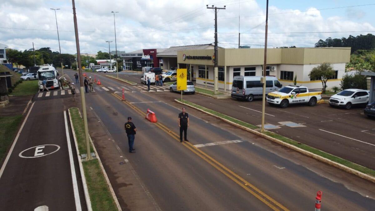Operação de Fiscalização de Mercadorias em Trânsito no Oeste de Santa Catarina