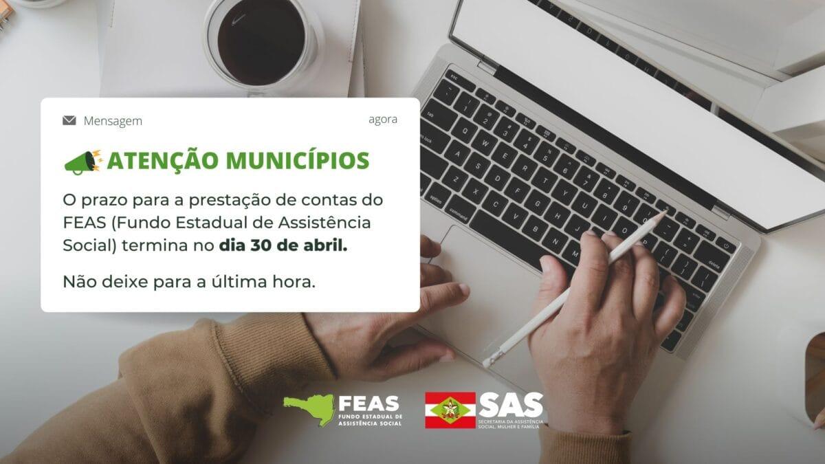 Prestação de contas na Assistência Social - Santa Catarina