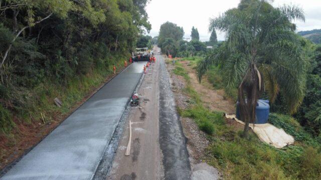 Restauração da rodovia SC-305 entre São Lourenço do Oeste e Campo Erê