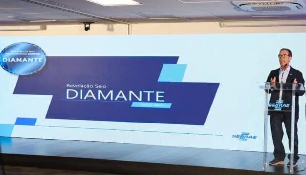 Selo Diamante - Qualidade nas Salas do Empreendedor