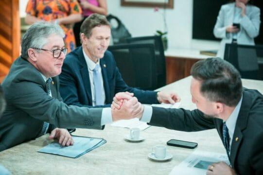 Deputado Pepê Collaço e Tiago Zilli