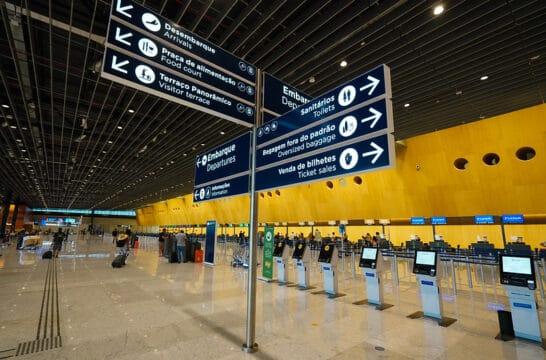 Aviões no Aeroporto Internacional de Florianópolis