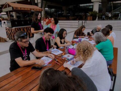 Ilustração do evento World Creativity Day em Florianópolis