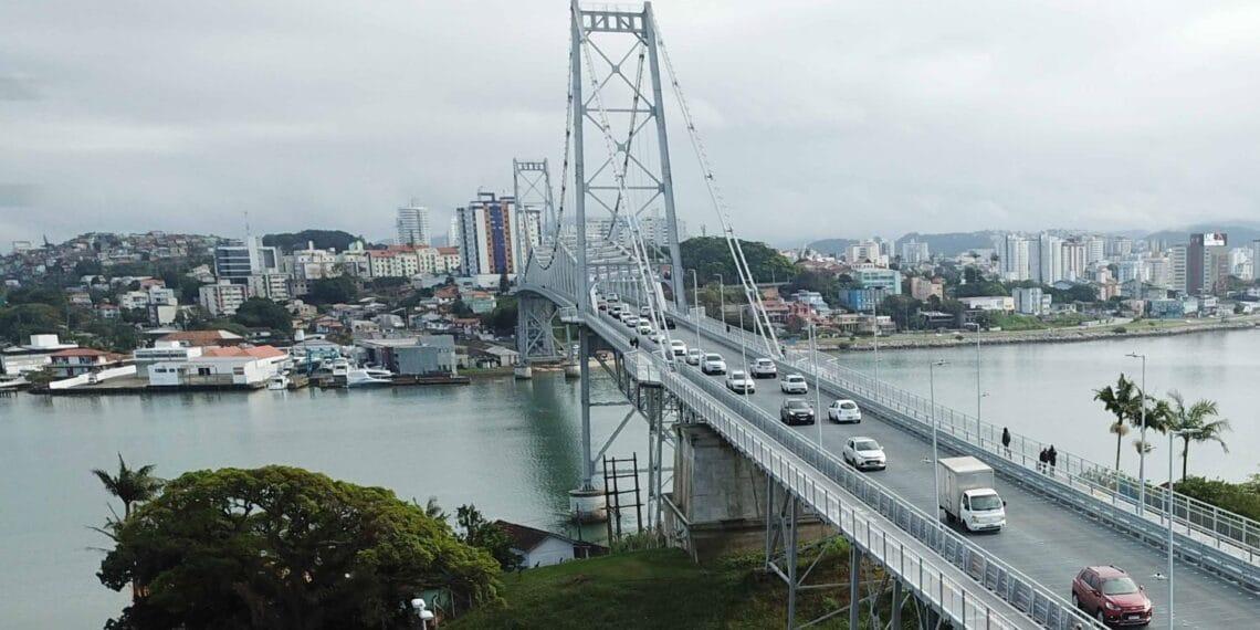 imagem representativa da nova rota para ponte Hercílio Luz em Florianópolis