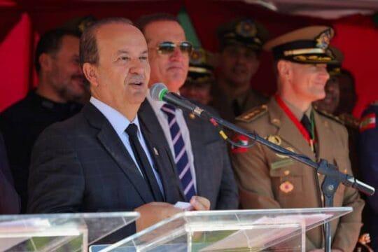 Governador Jorginho Mello na cerimônia de 190 anos da PMSC