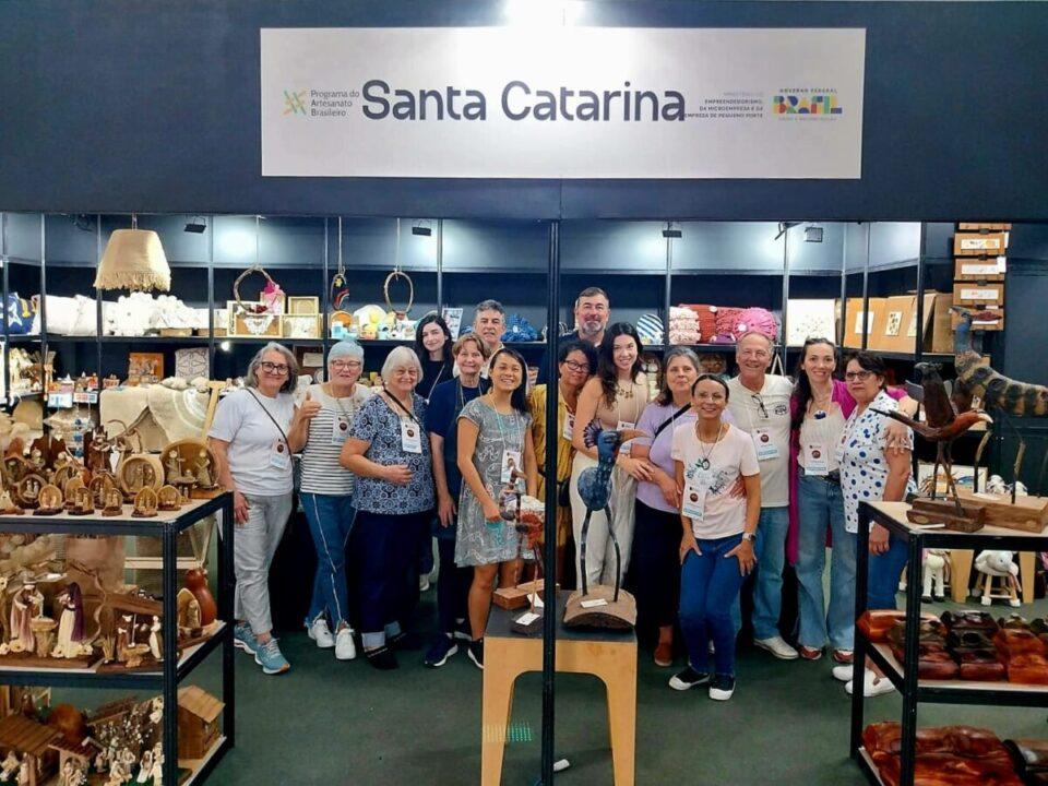 Artesanato de Santa Catarina no Salão do Artesanato de São Paulo