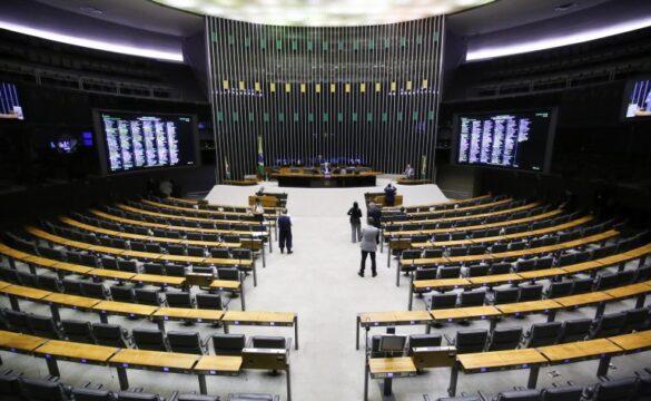 Plenário da Câmara dos Deputados em sessão de votação