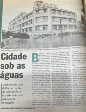 Enchente em Blumenau