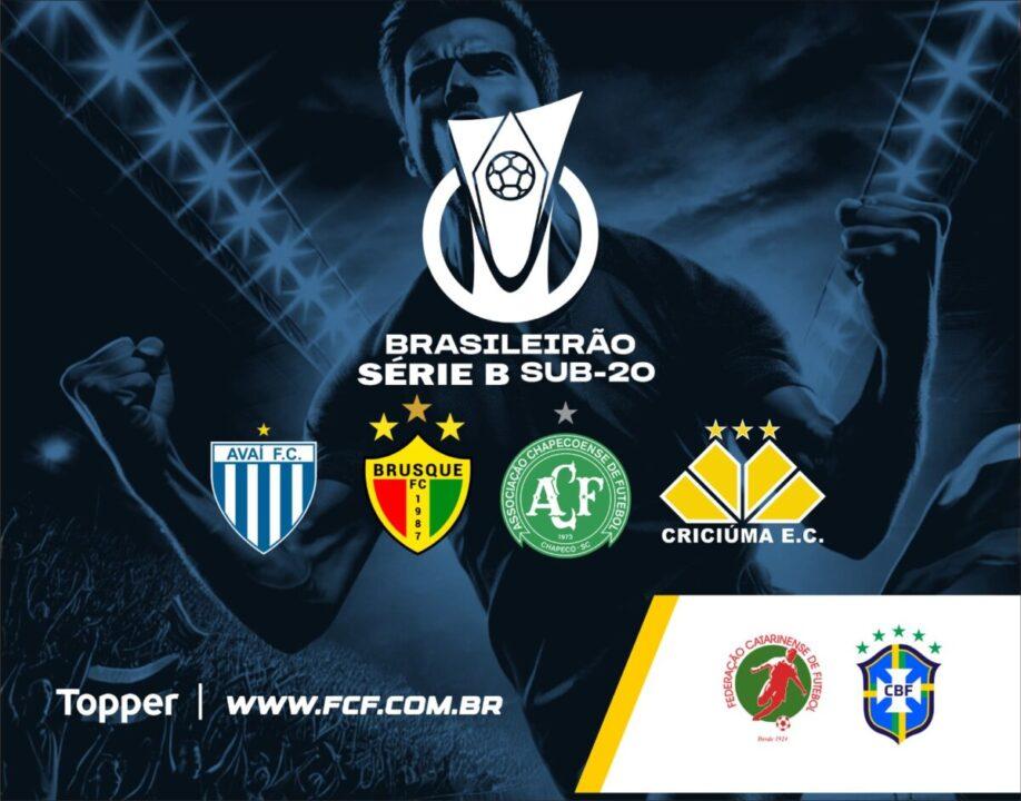 Equipes do Avaí e Criciúma em jogo pelo Brasileiro Sub-20