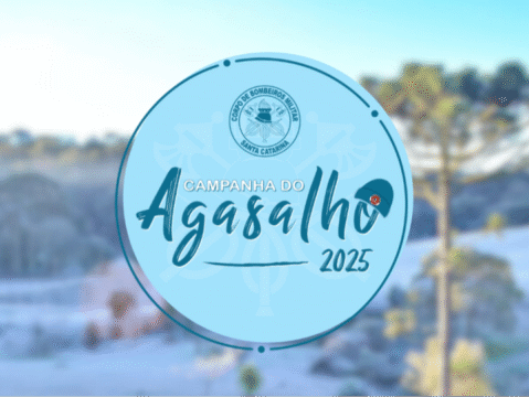 Doação de agasalhos para Campanha do Agasalho 2025 do CBMSC