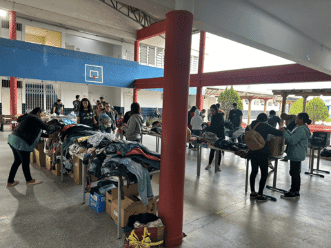 Doação de agasalhos