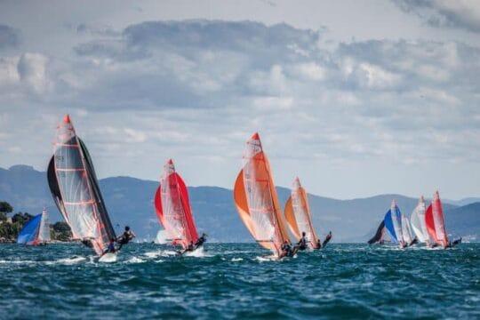 Competição de Vela na Classe 29er em Florianópolis
