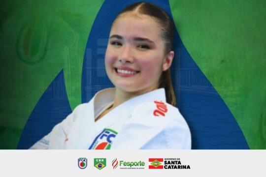 Atletas catarinenses competindo no evento