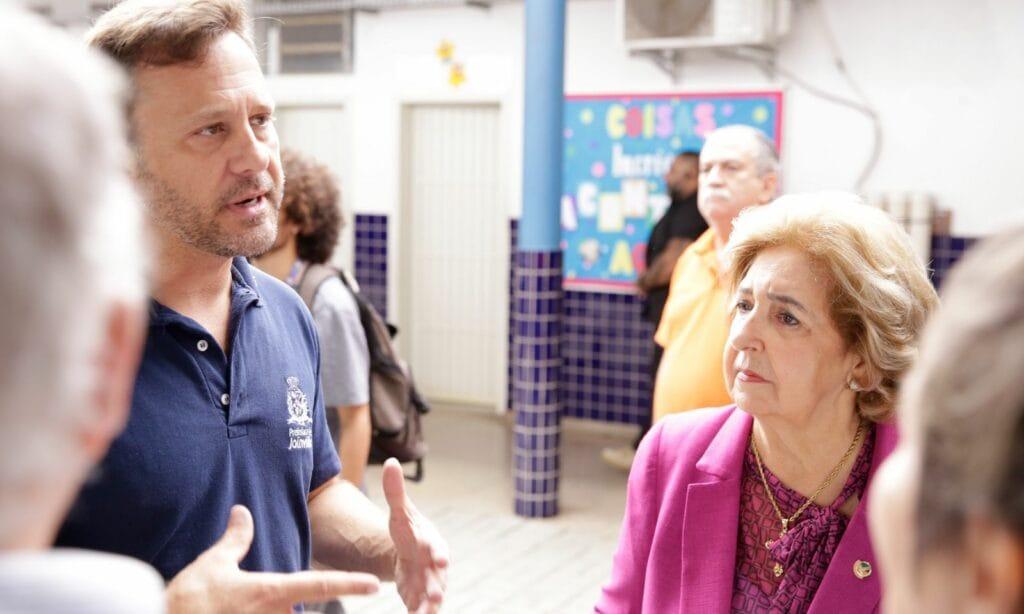 Imagem do projeto do Centro Esportivo e Cultural no Morro do Meio