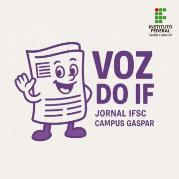 Lançamento do jornal Voz do IF pelo Clube de Mídias do Câmpus Gaspar