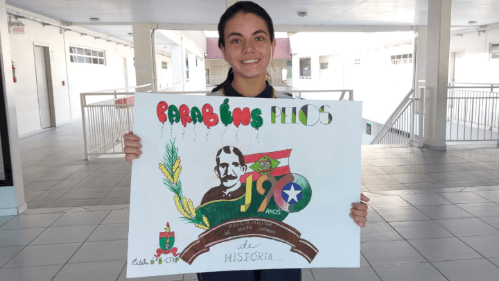 Poemas, cartazes e homenagens marcam os 190 anos da PMSC