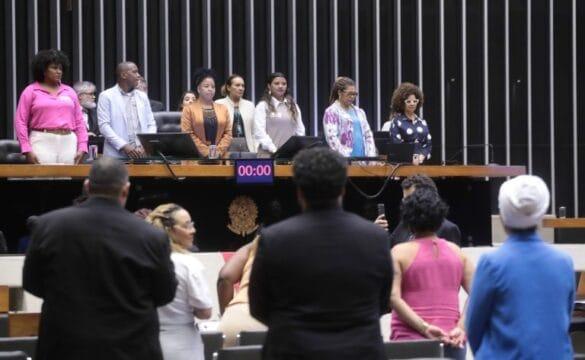 Foto de uma comunidade quilombola no Brasil