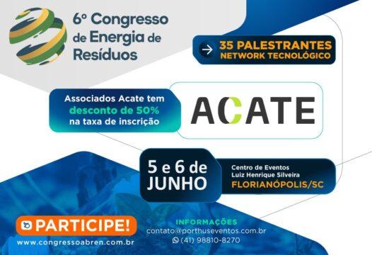6º Congresso de Energia de Resíduos em Florianópolis