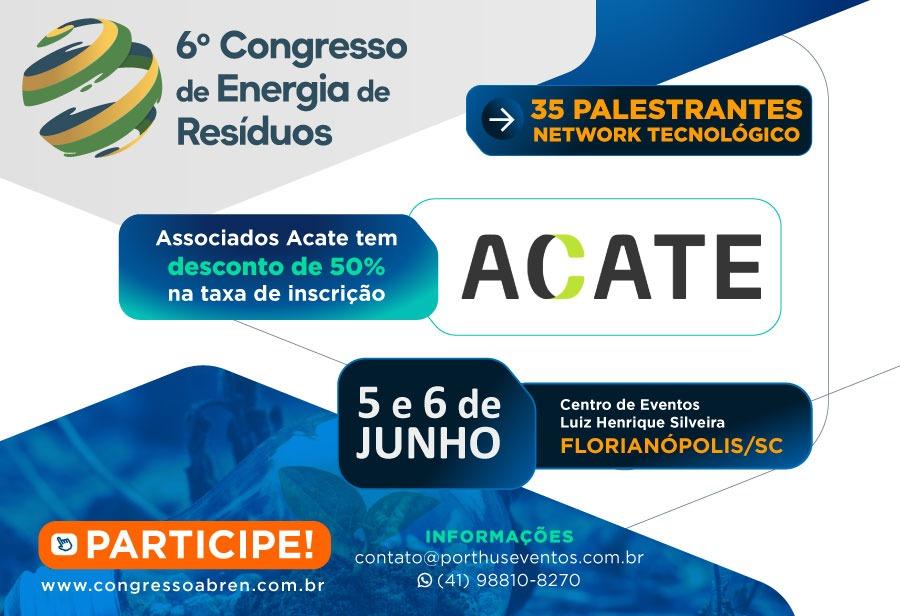 6º Congresso de Energia de Resíduos em Florianópolis