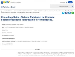Imagem Relacionada à Consulta Pública UFSC