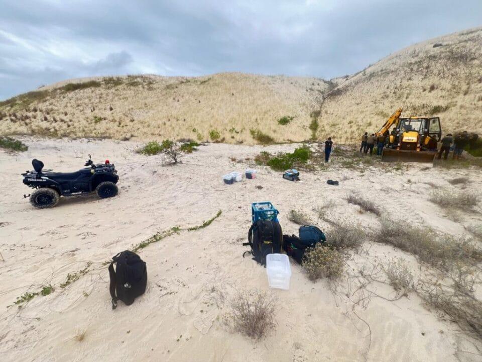 Corpo encontrado nas dunas da comunidade do Siri