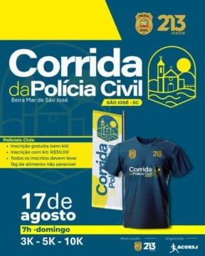 Imagem da Corrida Polícia Civil 213 Anos em Santa Catarina