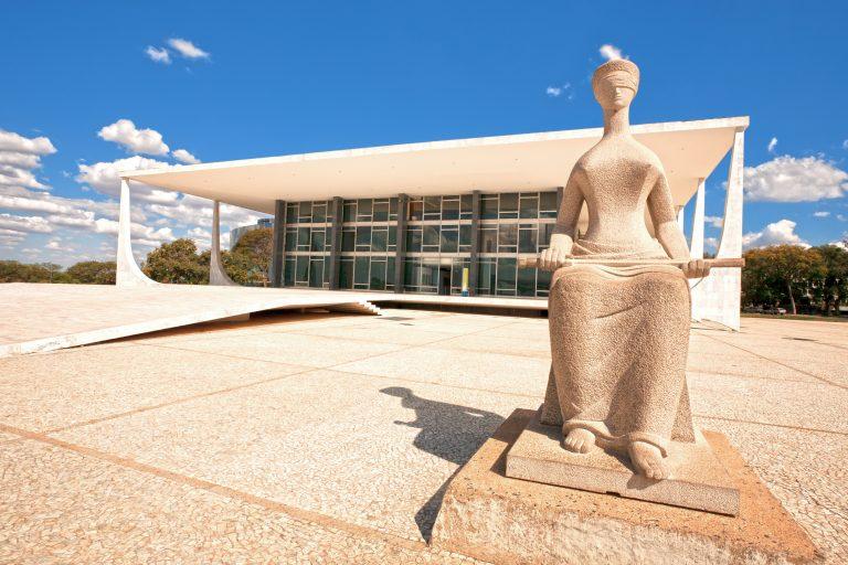 Imagem do deputado Delegado Ramagem durante julgamento no STF