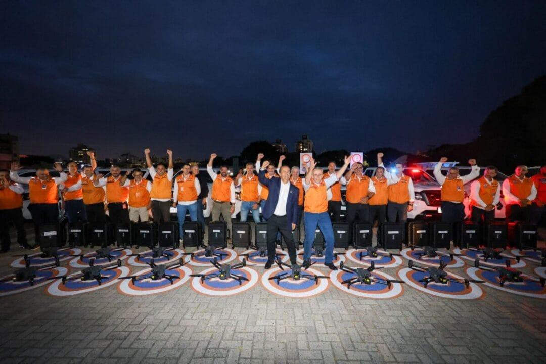 Drones e veículos 4x4 fornecidos pelo Governador Jorginho Mello para proteção civil