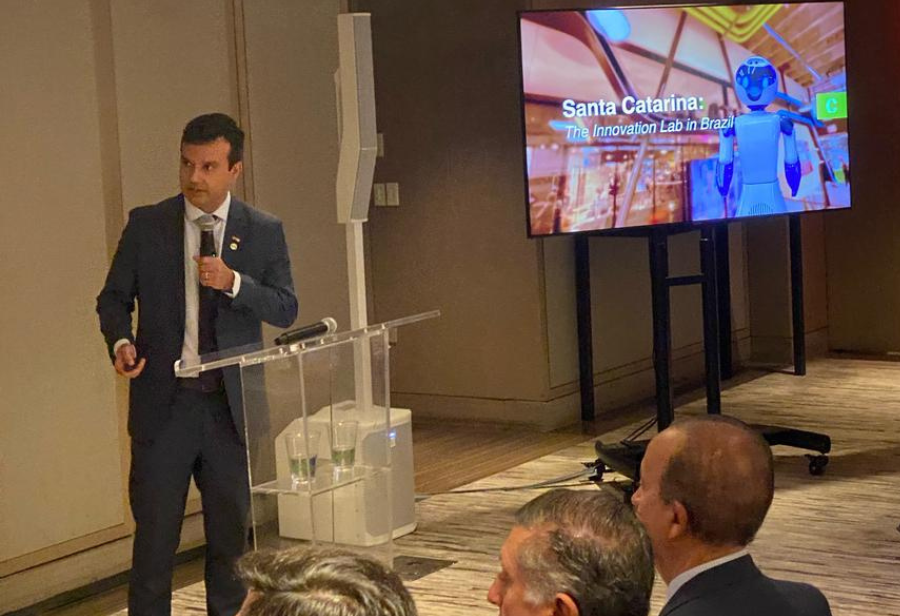 Investidores no evento em Nova Iorque