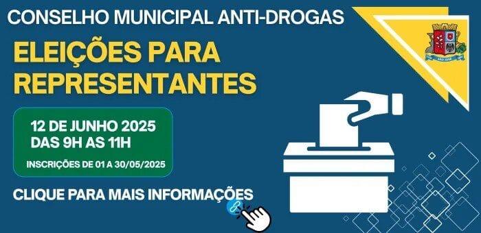 Convocação para Eleições do COMAD/SJ 2025/2027