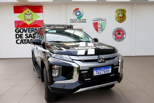 Viatura da Polícia Civil de Santa Catarina