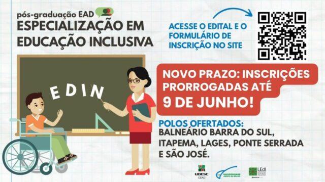 Imagem representativa da Especialização em Educação Inclusiva da Udesc