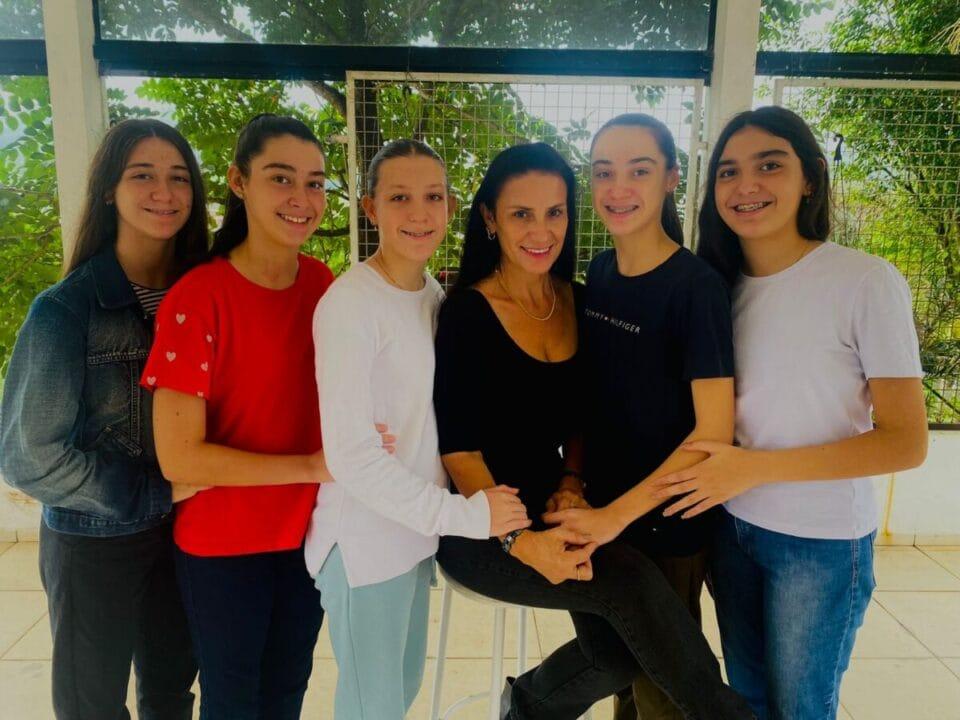 Família beneficiada pelo auxílio financeiro em Santa Catarina