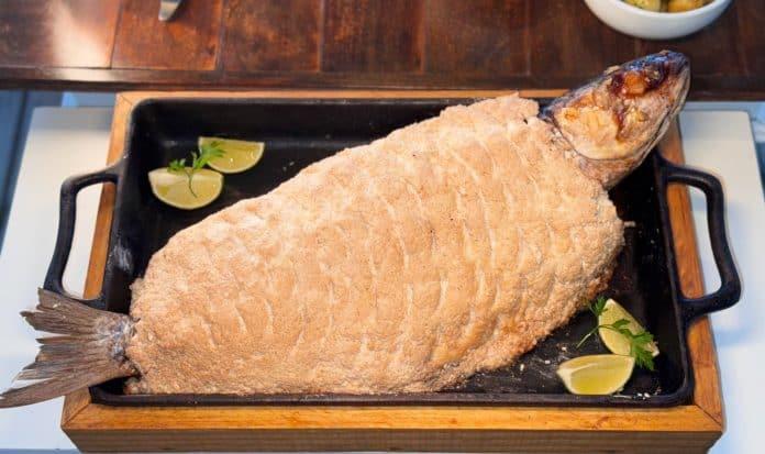 Pratos do Festival de Tainhas no Ammo Beach