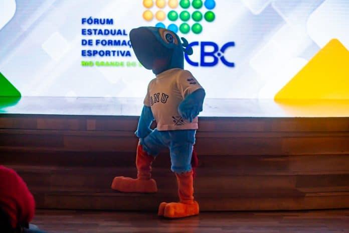 Medalhistas olímpicos no Fórum Esportivo em Santa Catarina