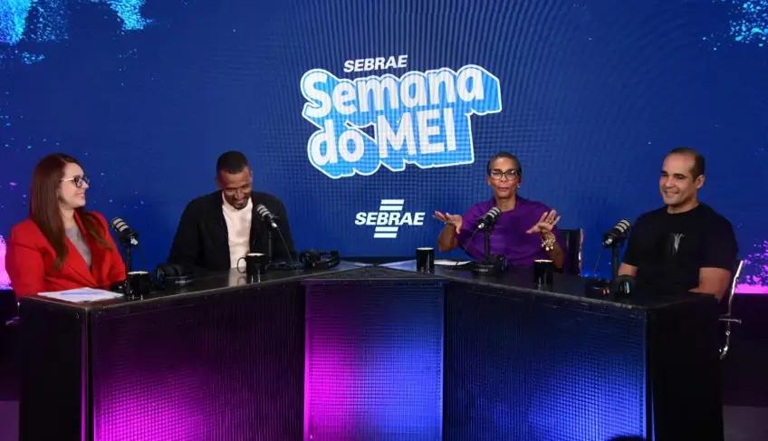 Empreendedores compartilhando experiências inspiradoras no evento do Sebrae