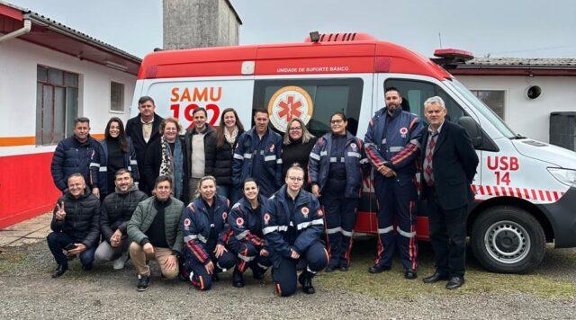 Ambulância do Samu em Catanduvas