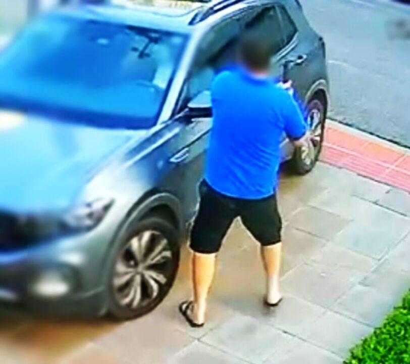 Suspeito de roubo com martelo em Criciúma