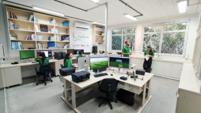 Imagem representativa de laboratório de pesquisa avançada