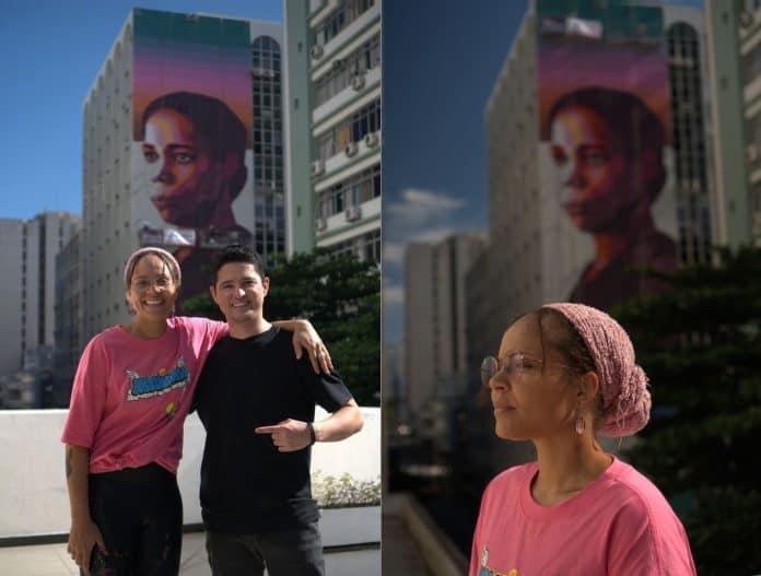 Reconstrução dos murais de Antonieta de Barros e Franklin Cascaes no Edifício Atlas em Florianópolis