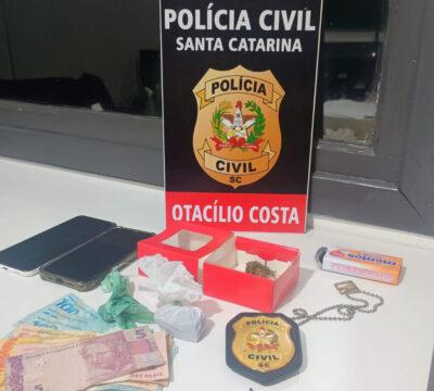 Prisão de suspeitos por tráfico de drogas