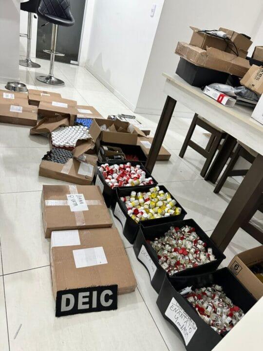 Grupo criminoso falsificador de anabolizantes e medicamentos
