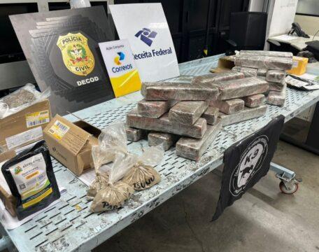 Apreensão de drogas em ação policial