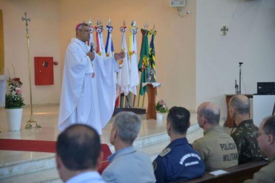 Cerimônia de Páscoa dos Militares com representantes do CBMSC e demais Forças de Segurança