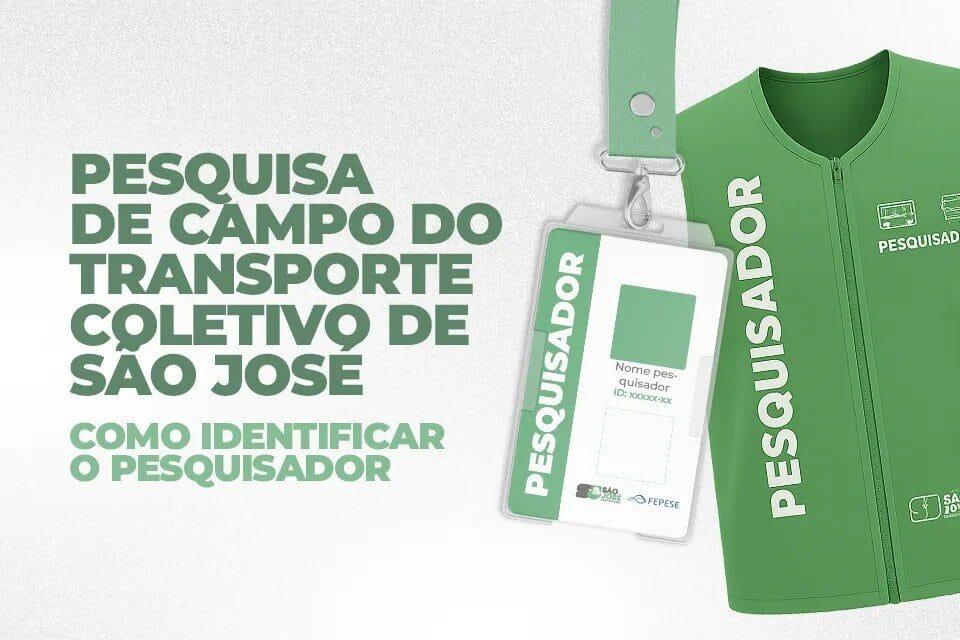 Pesquisa de campo para transporte coletivo em São José