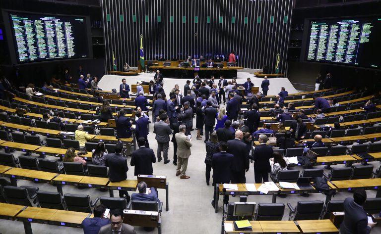 Plenário da Câmara dos Deputados durante sessão