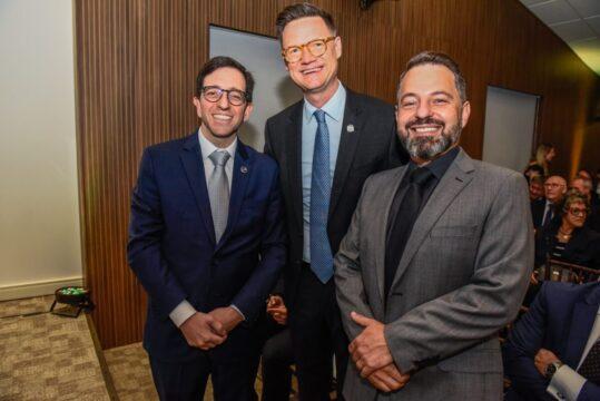 Cerimônia de posse com Cristiano Colpani como presidente do Sindifisco/SC