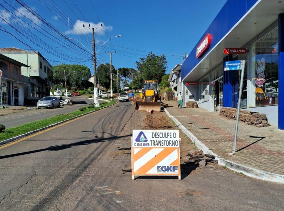 Novas redes de água instaladas pela Casan