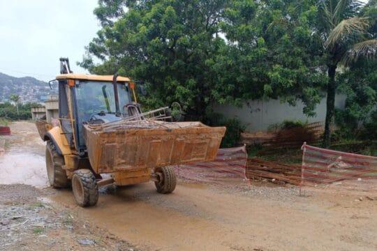 Resíduos sendo encaminhados para destinação ambiental adequada